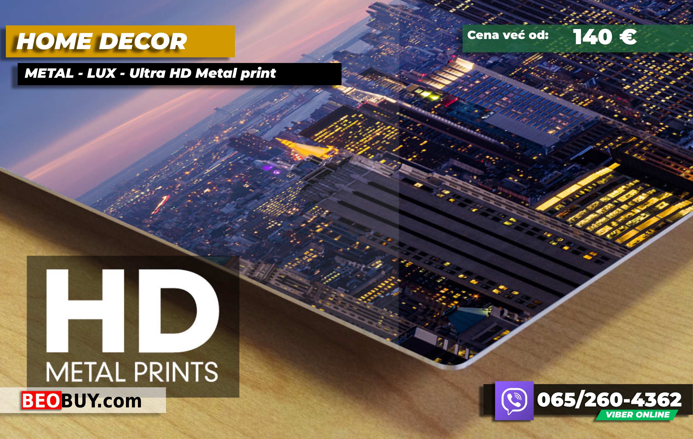 Wall Art - Metal Lux - Ultra HD metal print - Slike na metalu velikog formata